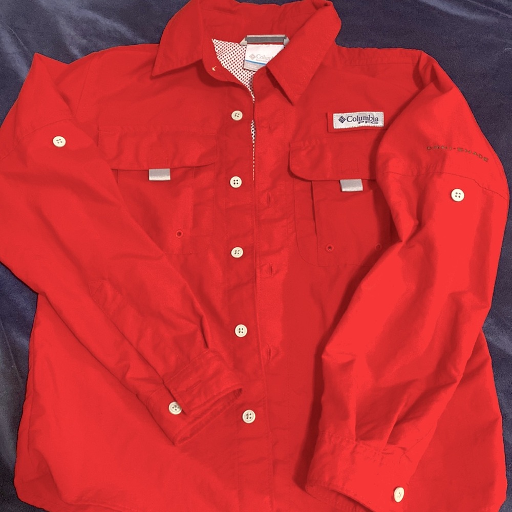 Boys Columbia omni-shade long sleeve